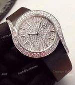 Swiss Quality Copy Piaget Limelight Gala Iced Out Watch Sapphire glass